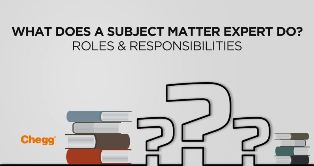 What Does A Subject Matter Expert Do Roles And Responsibilities 