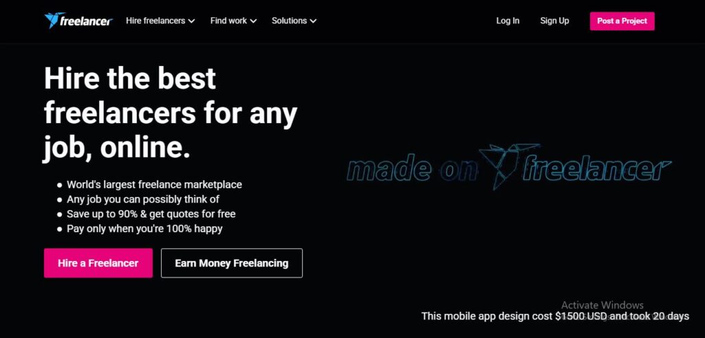 Freelancer - Best Freelance Marketplaces in India