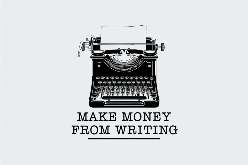 Typewriter with text Make Money From Writing