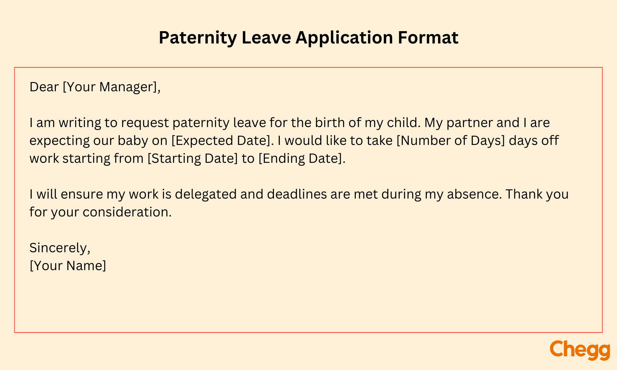 Paternity Leave Application Guide Formats & Samples (2024)