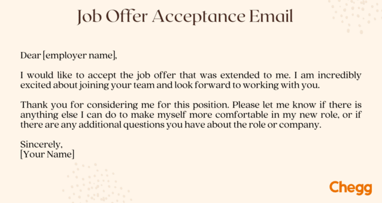 Offer Letter Acceptance Mail 7 Easy Steps With Best Samples