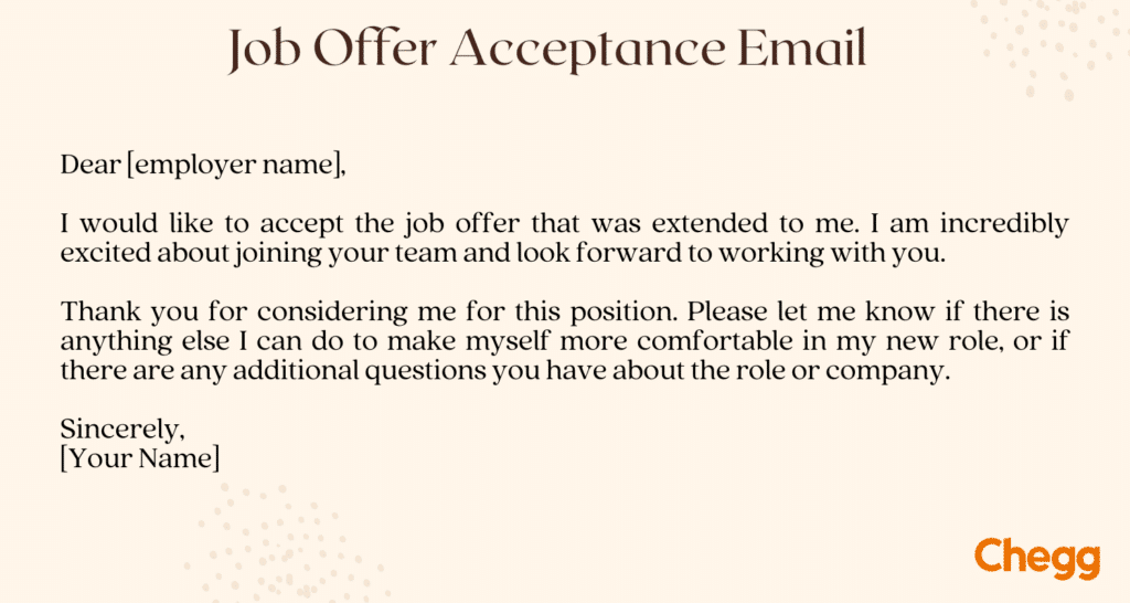 Offer Letter Acceptance Mail 7 Easy Steps With Best Samples