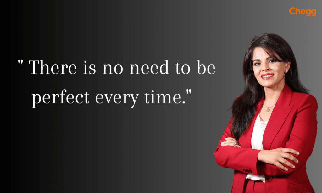 Image of Namita Thapar with Quote.