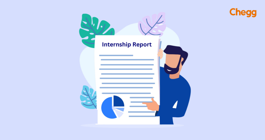 how to write a report for internship