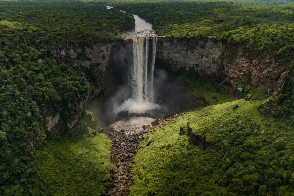 Kaieteur Falls world's highest single-drop waterfall