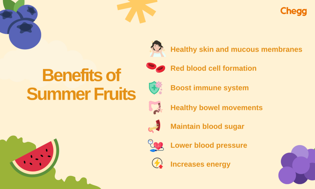 Benefits of summer fruits