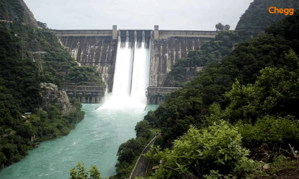 Bhakra Nangal Dam, Largest dam in india