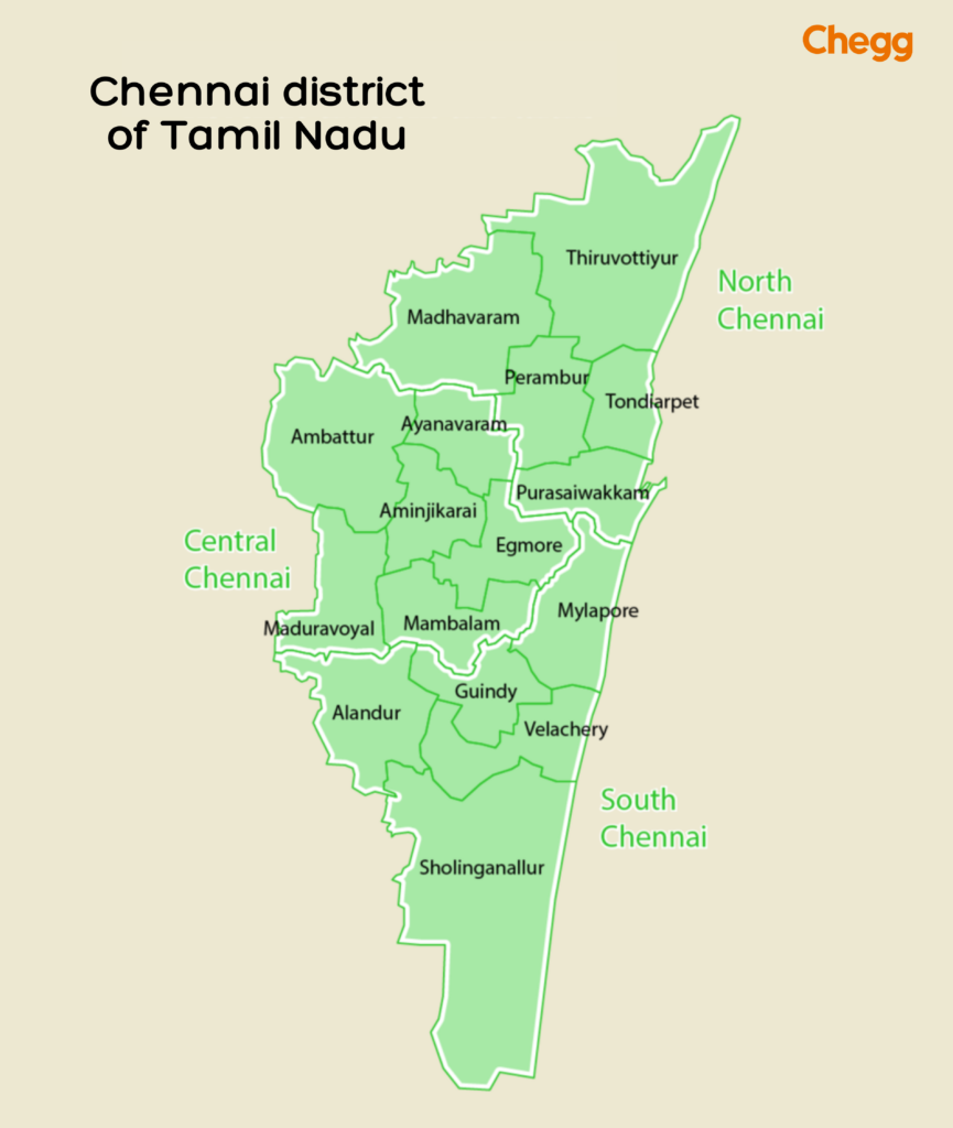 Chennai district of Tamil Nadu