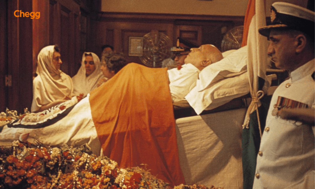 Death of Jawaharlal Nehru