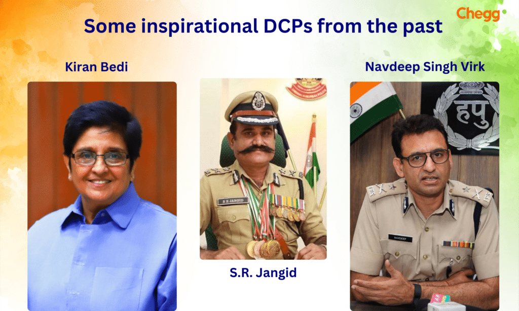 Some inspirational DCPs from the past: Kiran Bedi, S.R. Jangid and Navdeep Singh Virk