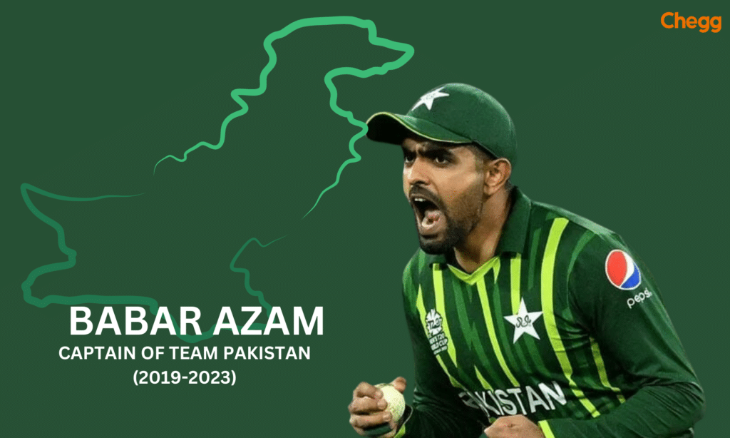 Babar Azam, captain of Team Pakistan(2019-2023)
