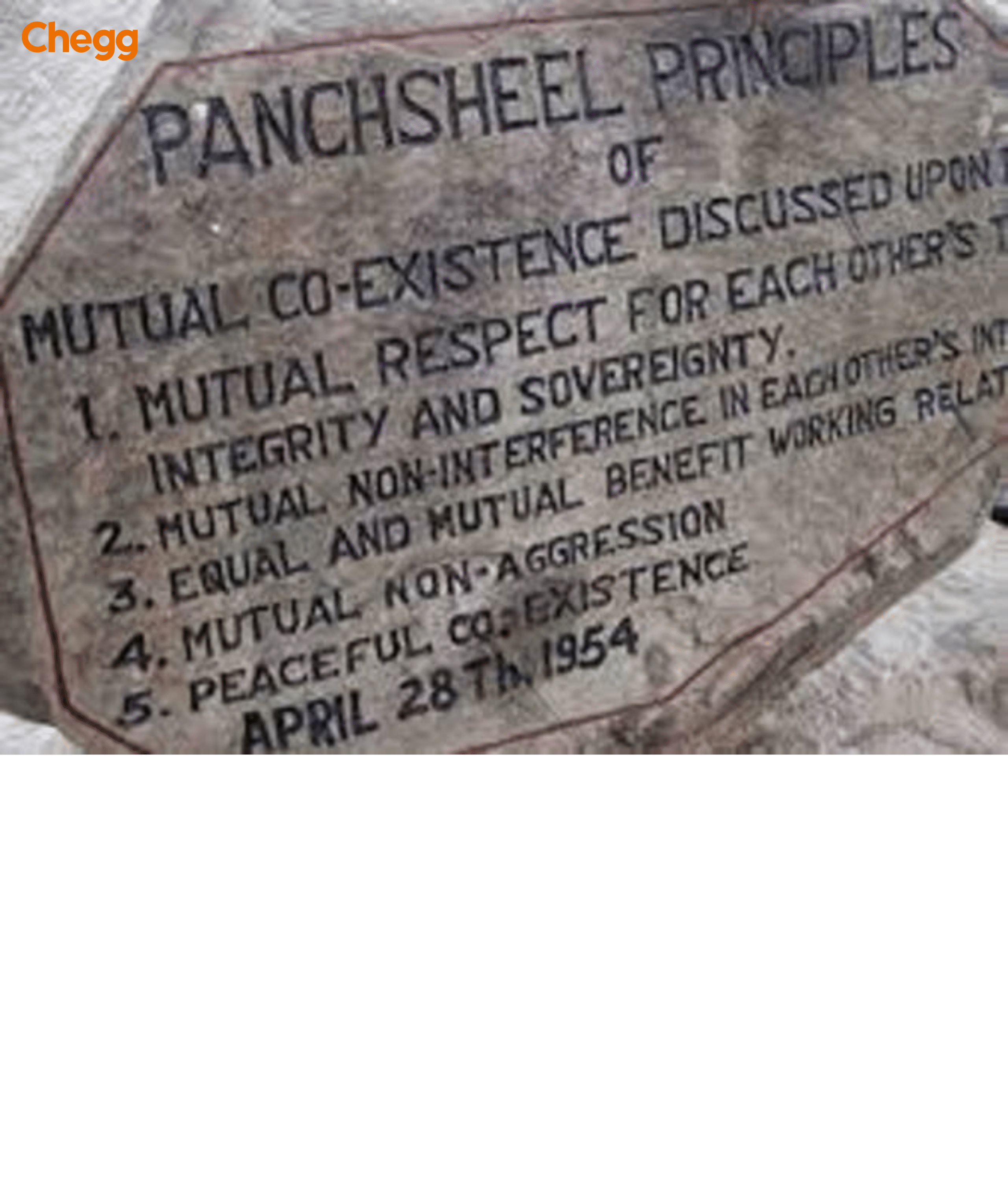 Panchsheel Agreement