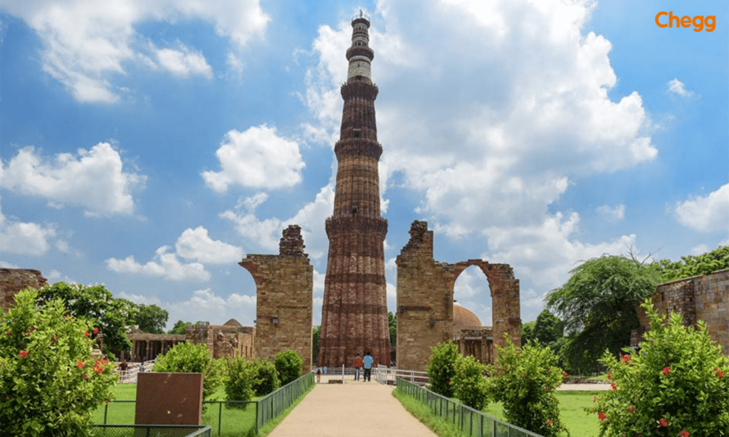 Qutub Minar built under iltutmish