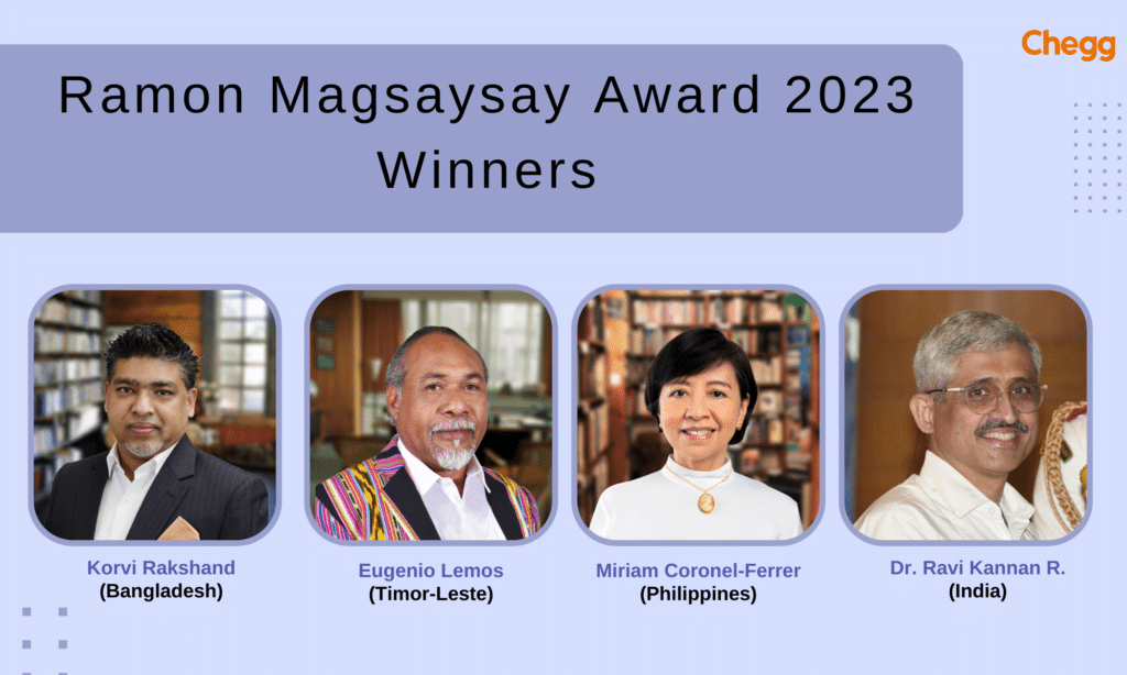 Ramon Magsaysay Award 2023 winners