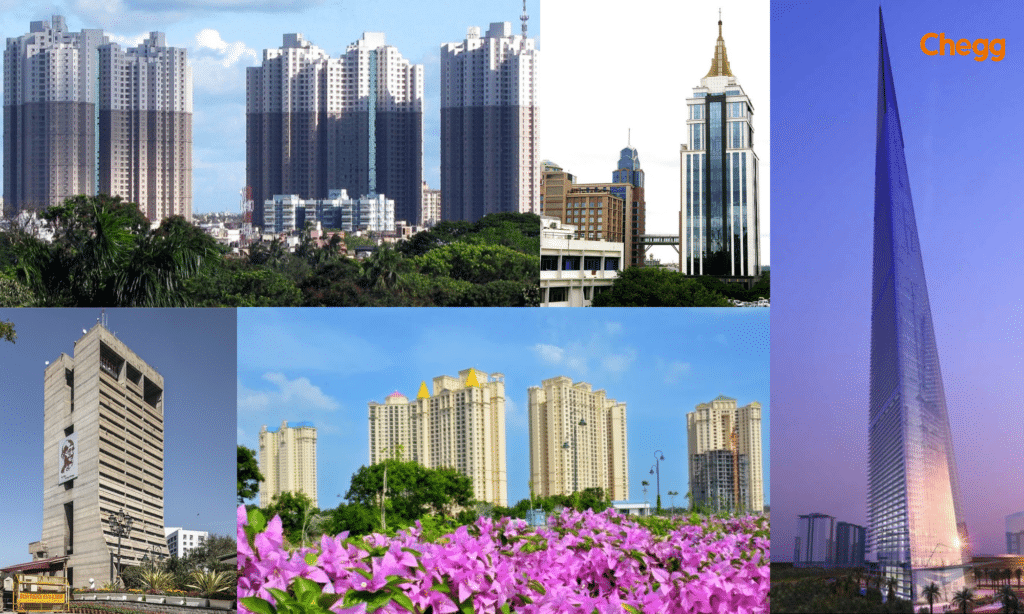 Tallest buildings in India from Bangalore, Kolkata, Delhi, Chennai and Hyderabad