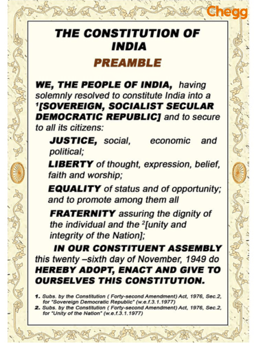 preamble of indian constitution in ncert books