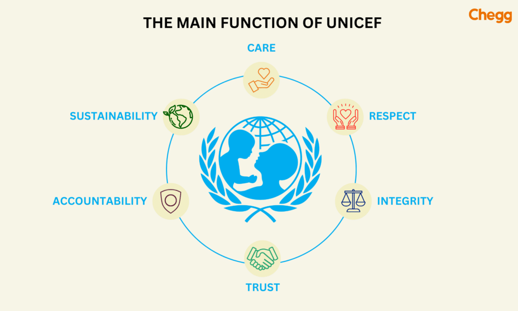 The main function of UNICEF