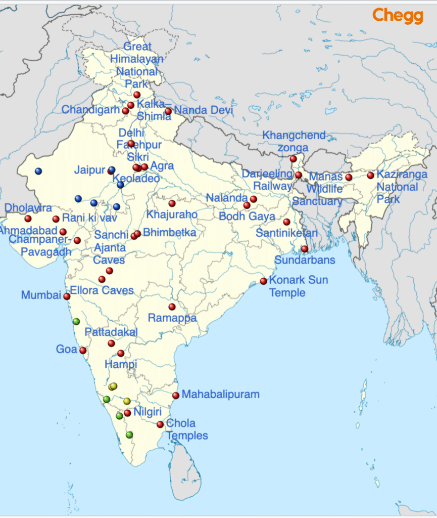 UNESCO World Heritage sites in India