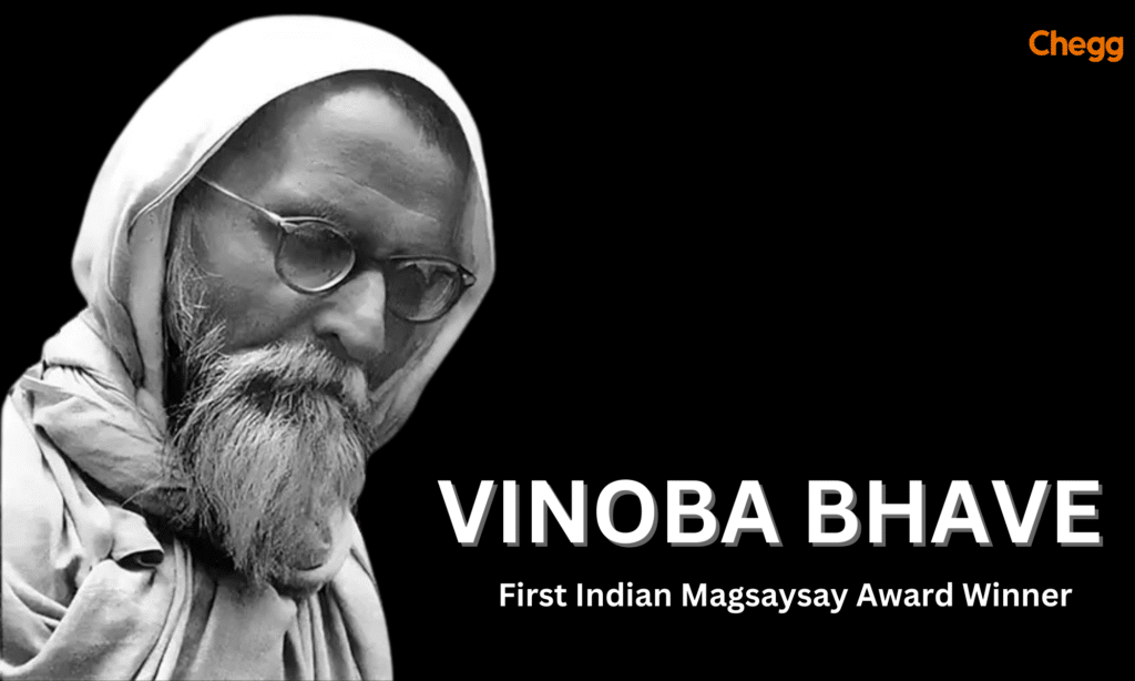 Vinoba Bhave, First Indian Magsaysay Award Winner-ramon magsaysay award