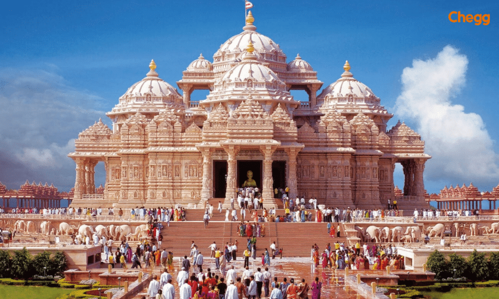 Akshardham Temple 2nd biggest temple in India