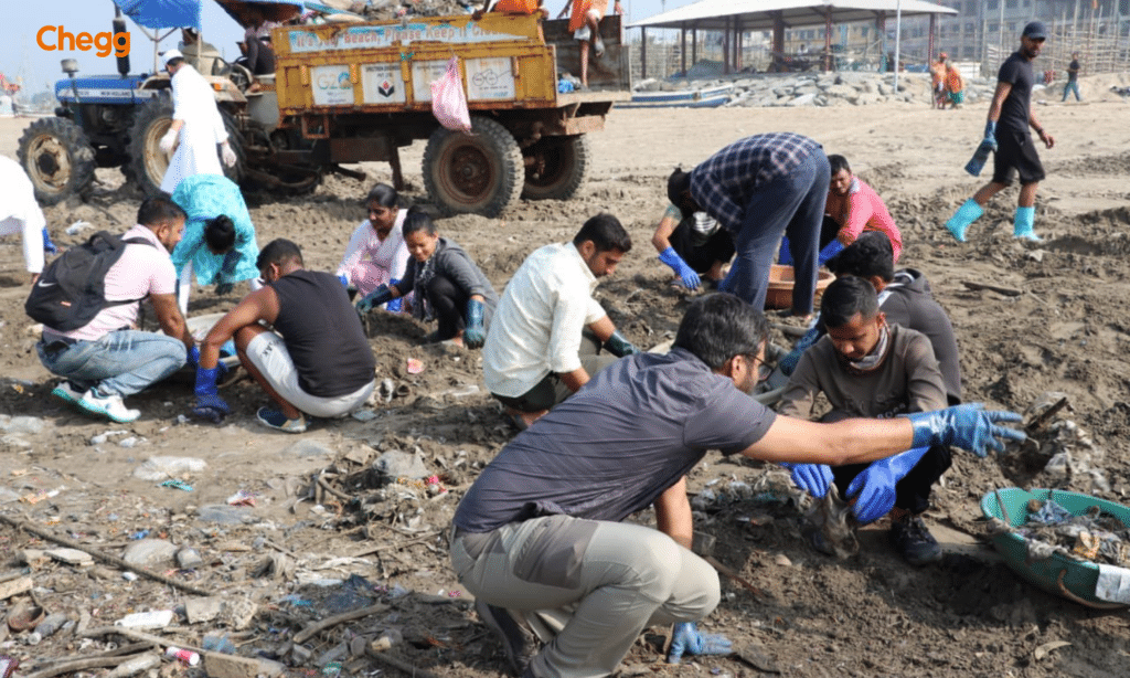 Community clean-up services on the World Environment Day