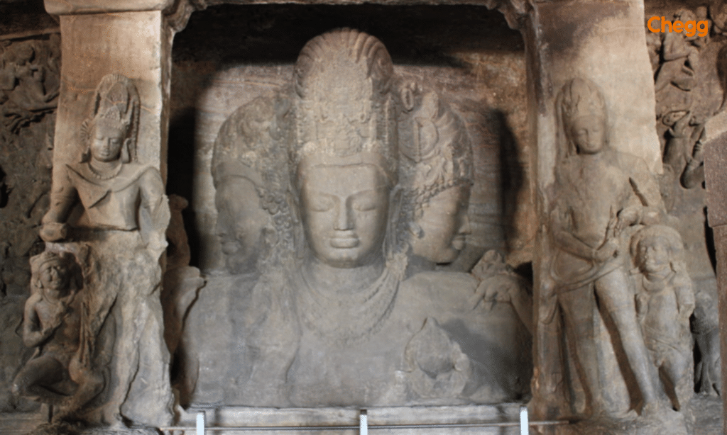 Elephanta caves, Trimurti