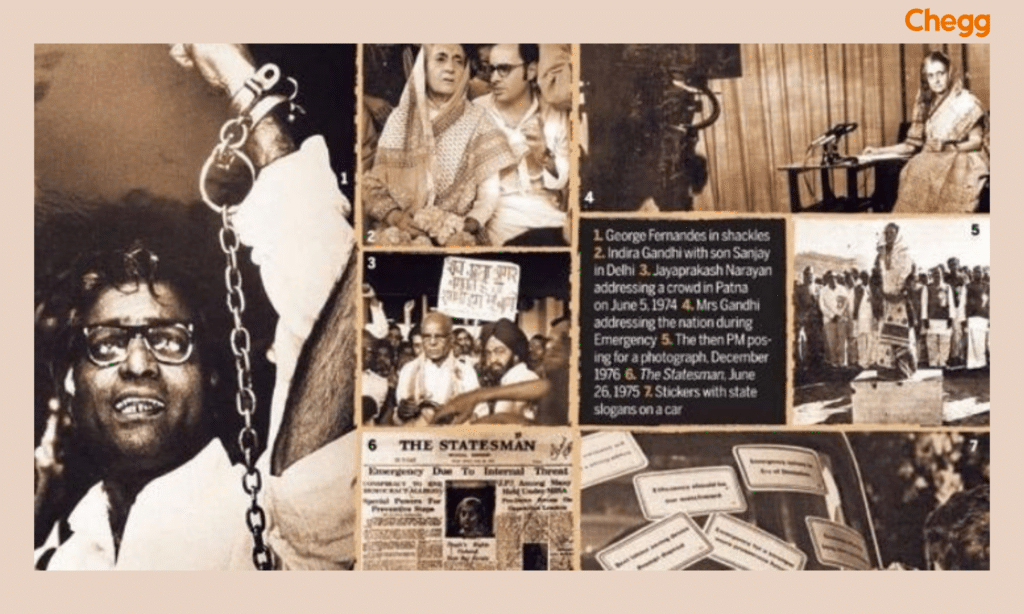 Emergency during Prime Minister Indira Gandhi