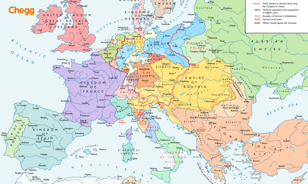 Europe after the Treaty of Vienna