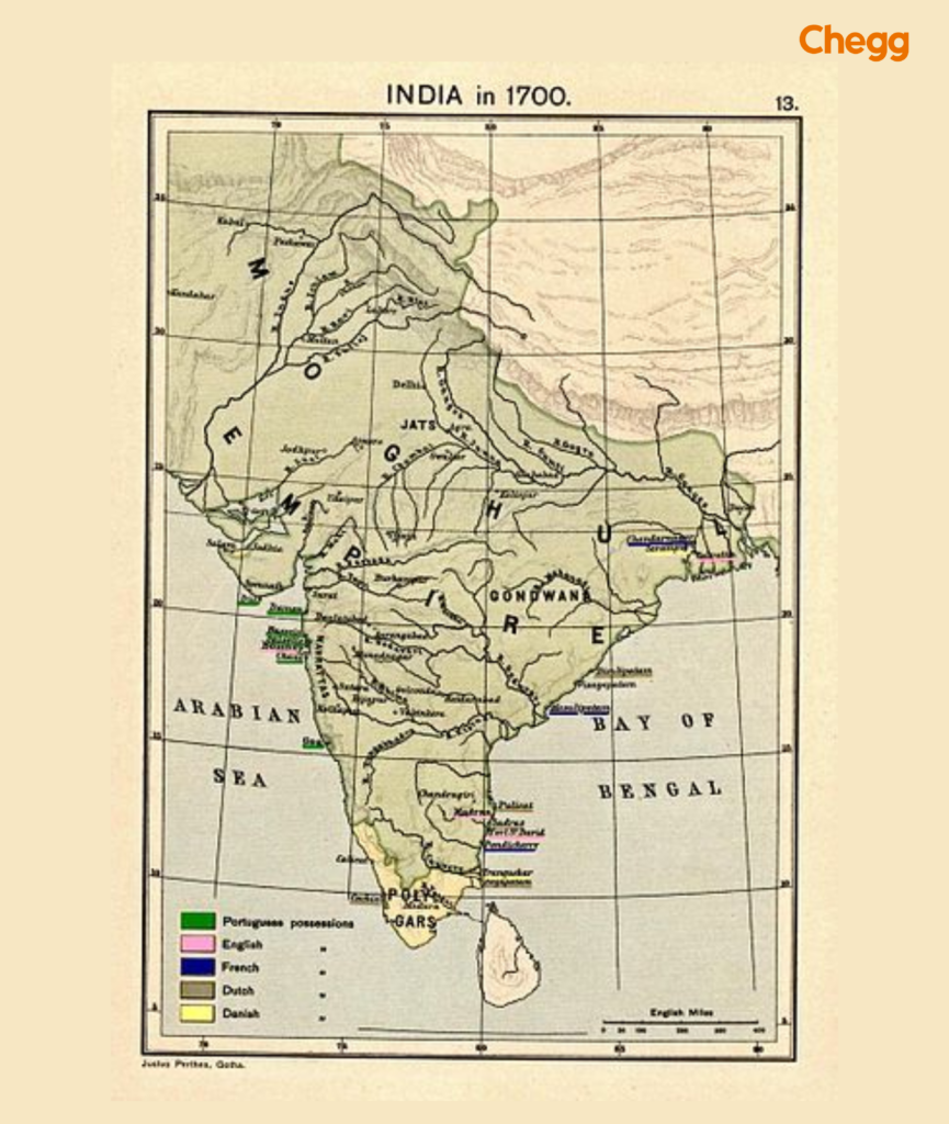 India at the end of 17th Century, Mauryan Empires