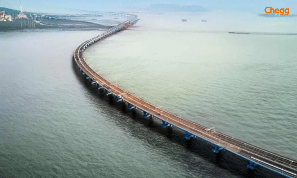 The Longest Sea Bridge in India, Mumbai Trans Harbor Link