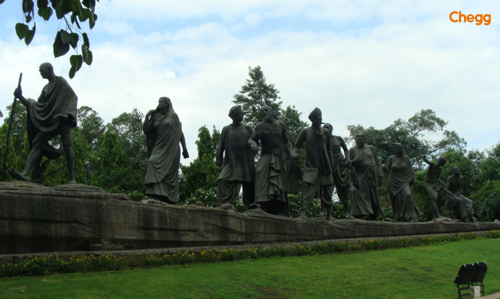 freedom fighter statue in India