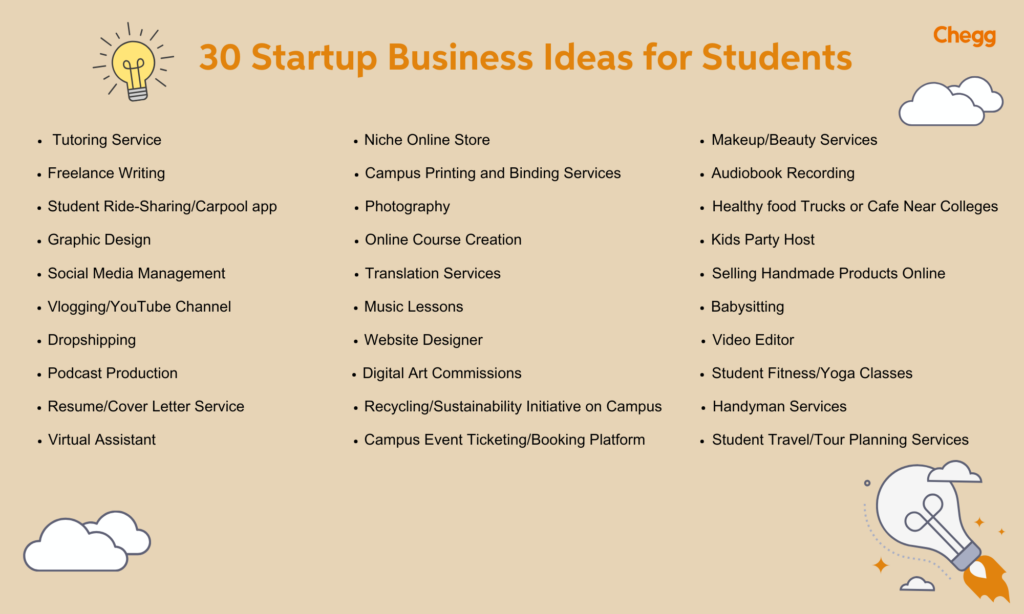 business ideas for students